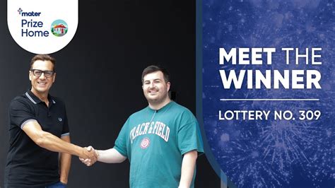 Winner of Mater Prize Home lottery No. 309 .